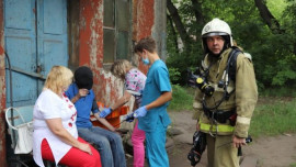 В Липецке загорелась подстанция на территории тракторного завода (видео)