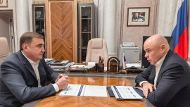 Игорь Артамонов и секретарь Госсовета РФ Алексей Дюмин обсудили вопросы обеспечения безопасности Липецкой области