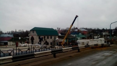 Строительство моста в Лебедяни завершается