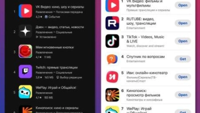 «VK видео» стало самым скачиваемым приложением у россиян