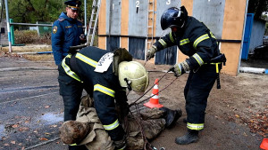 В Липецке прошли соревнования по пожарно-прикладному спорту