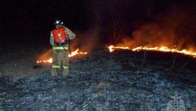 5 апреля пожарные зафиксировали 17 возгораний сухой травы в Липецкой области