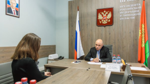 Губернатор Липецкой области Игорь Артамонов провёл приём граждан в Приёмной Президента России