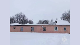 Обрушились крыши в Краснинском округе Липецкой области