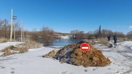 Уровень воды в Данковском районе поднялся на три метра из-за половодья