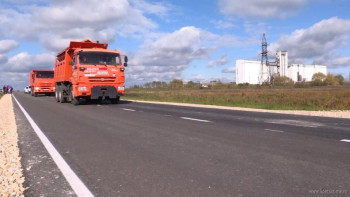 В Добринском районе открыли новую дорогу — альтернативу для большегрузов