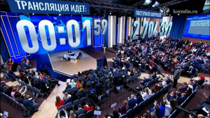 4,5 часа длилась прямая линия с Президентом России Владимиром Путиным