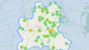 В Липецке появилась карта распространения COVID-19 