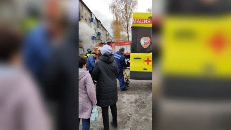 Женщина пострадала в пожаре в елецкой многоэтажке