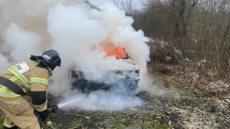 Два автомобиля «Ауди» горели на выходных в Липецкой области