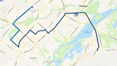 Липецкие автобусы №308к будут ездить по новому маршруту