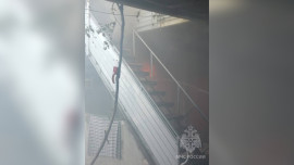 Двух человек эвакуировали во время пожара в посёлке Грязинского района