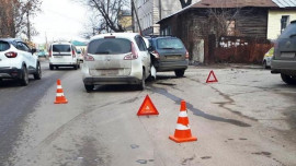 В двойном столкновении пострадали дети