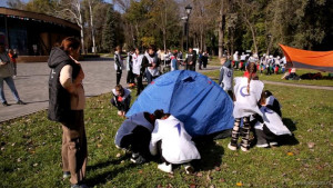 В Нижнем парке Липецка впервые прошёл слёт «Лига юных патриотов»