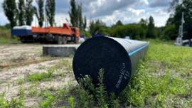 В Липецке прокладывают новый водопровод в районе Тракторный