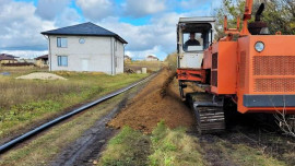 В селах Кулешевка и Косыревка Липецкого района строят новые коммунальные сети