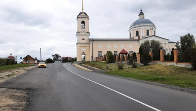 В Липецкой области запустили движение по обновленному участку дороги Казаки-Барановка