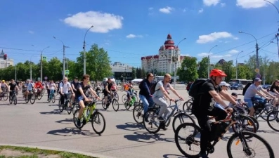 В Липецке в велопараде приняли участие 1,5 тысячи человек