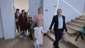 Школьники и их родители оценили новые школы в Лебедяни