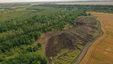 Стартовала ликвидация огромной свалки в селе Тербуны