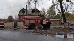 Огонь уничтожил жилой дом в селе