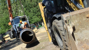 Проезд по улице Меркулова в районе ТЦ «Октябрьский» в Липецке ограничат на две недели из-за замены трубопровода