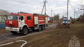 Пожар в селе Липецкой области унёс жизнь мужчины