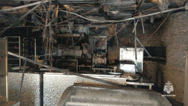 Пожар в кафе на улице Неделина в Липецке ликвидирован