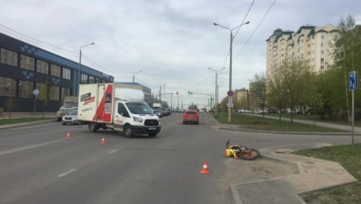 В Липецке мотоциклист пострадал после столкновения с иномаркой