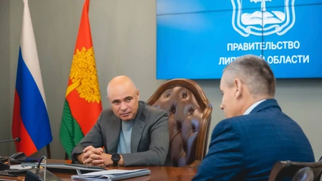 Губернатор Липецкой области Игорь Артамонов встретился с Героем России Андреем Фроленковым