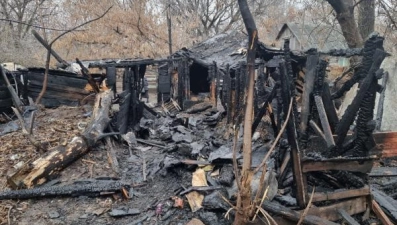 Пожар полностью уничтожил жилой дом в Липецке