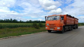 В Липецкой области продолжается ремонт дороги «Боринское-Крутые Хутора-Частая Дубрава»