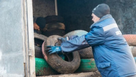 200 тонн старых покрышек собрали с улиц и дворов Липецка в этом году