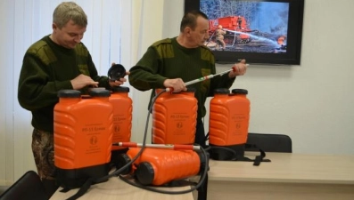 Лесные пожарные липецкой области получили новое снаряжение