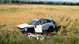 В перевернувшемся «Ауди» пострадала маленькая девочка