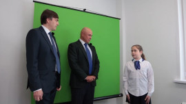 Министр просвещения России Сергей Кравцов посетил новый многопрофильный лицей в микрорайоне «Взлётный»