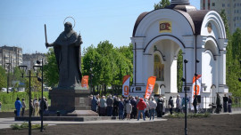 В Молодёжном парке Липецка торжественно открыли часовню