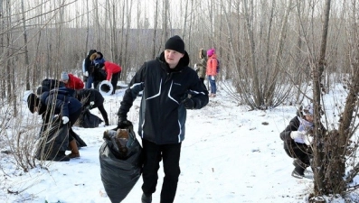 Липчане вышли на субботник