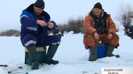 Соревнования по рыбной ловле в Задонске