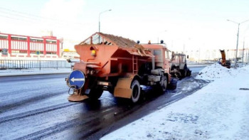 116 дворников занимаются посыпкой тротуаров в Липецке