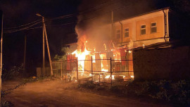 Сгорел кошачий приют при женском монастыре под Задонском