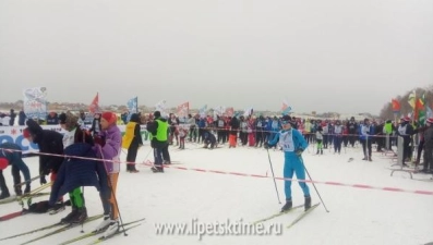 Липчане принимают участие в самой массовой лыжной гонке