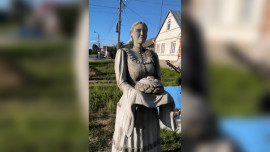 Двухметровая скульптура казачки будет втречать гостей в селе Задонского района