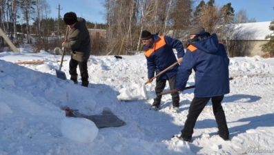 Зачем в лесничествах Липецкой области заготавливают снежные кучи