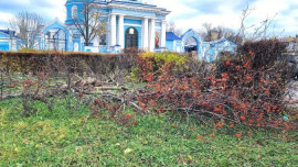 В Успенском сквере Задонска началась подготовка к преображению