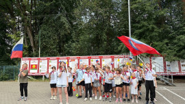 Вторая смена военно-патриотического лагеря «Авангард» открылась в Липецкой области