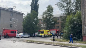 В Липецке на улице Адмирала Макарова горит дом