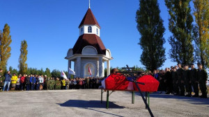 Останки красноармейцев перезахоронили на высоте "Огурец"