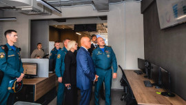  Глава МЧС России Александр Куренков приехал с рабочим визитом в Липецкую область