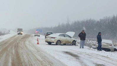 В первый день зимы в Липецкой области случились 3 серьезные аварии